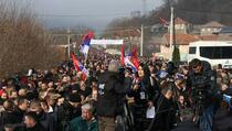 Srbi sa sjevera Kosova protestovali kod Zvečana