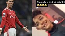 Ronaldov sin postao hit zbog videa u kojem ismijava Manchester United