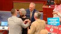 Isplivao snimak žestoke svađe iz makedonskog parlamenta