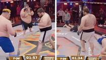 Ruski MMA borac u borbi dva na jedan nokautirao rivale teže od njega 226 kg