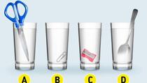 U kojoj čaši se nalazi najviše vode?