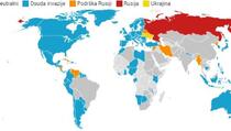 Objavljena mapa: Ko je osudio, a ko podržao Rusiju