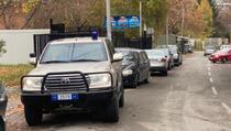 EULEX policija u policijskoj stanici na sjeveru Mitrovice