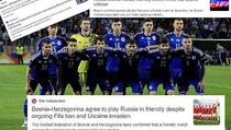 Vijest o utakmici Rusije i BiH odjeknula u svijetu, ostat će neizbrisva mrlja ako se odigra