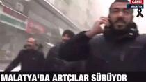 Turska televizijska ekipa u toku javljanja uživo snimila novi zemljotres