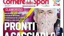 Corriere: Mourinho će dobiti otkaz ako sutra izgubi od Cagliarija