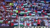 Navijači Real Sociedada se pridružili Osasuninim i iskazali veliku podršku Palestini