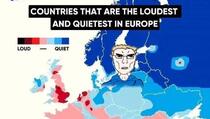 Gdje u Evropi žive najglasniji, a gdje najtiši ljudi: Linija je "posred BiH"