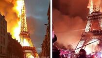 Nova TikTok pomama: Eiffelov toranj u plamenu