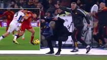 Ludnica za crveni karton: Kolašinac mlatio Dybalu, Mourinho bjesnio kao nikad