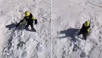 Skijaš iz Crne Gore objavio dramatičan trenutak snimljen usred lavine
