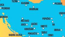 Gaćice, Grudnjak, Kokošari: Objavljena karta s neobičnim imenima mjesta na Balkanu
