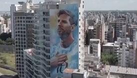 Pogledajte impresivni mural od 69 metara koji je Messi dobio u svom rodnom gradu