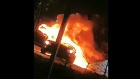 Prizren: Razbojnici zapalili vozilo nakon pljačke zlatare