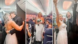 Par zbog kašnjenja leta nije stigao na zakazano vjenčanje pa sudbonosno da izgovorili u avionu