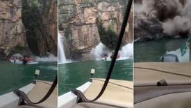 Ogromna stijena pala na čamce s turistima u Brazilu, najmanje šestero poginulo