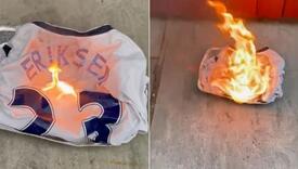 Zapaljen Eriksenov dres nakon transfer-bombe, "izdajnikom" ga smatraju u dva kluba