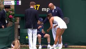Wimbledon: Sakupljaču loptica pozlilo, teniserka oduševila potezom