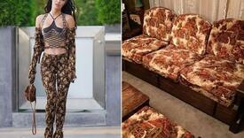 Megan Fox ismijala vlastitu odjevnu kombinaciju: Podsjeća li vas na bakin kauč?
