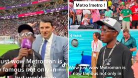 Popularni "metro-men" se družio sa navijačima na stadionu u Kataru