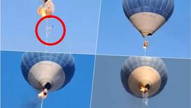 Uznemirujući snimak: Turisti živi gore u balonu, iskaču sa visine od 100 metara