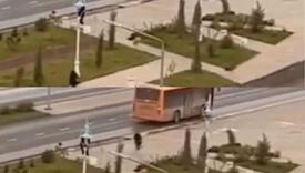 Žena istrčala 'olimpijski sprint' da uhvati autobus