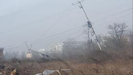 Zbog jakog vjetra dijelovi Kosova bez struje