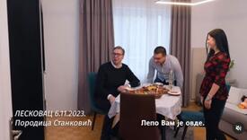 Vučić "upao" porodici u stan, ljudi se sprdaju: Provjerite da vam nije kleptoman nešto maznuo
