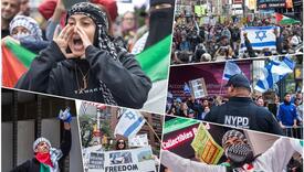 Sukob u Njujorku, Palestinci palili i gazili zastavu Izraela, tuča kod zgrade UN