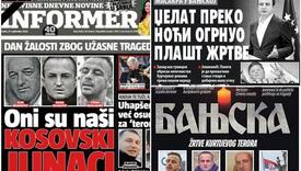 Pomračenje uma: Režimski tabloidi u Srbiji napadače predstavljaju kao kosovske heroje
