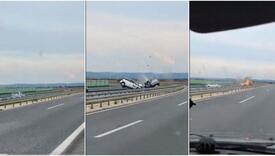 Stravičan snimak nesreće: Na autocesti vozio u suprotnom smjeru pa izazvao sudar