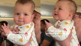 Preslatka djevojčica oduševila putnike svojim ponašanjem u avionu: Prava, mala stjuardesa