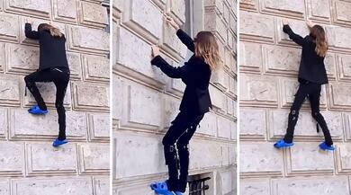 Bizaran podvig Jareda Leta: U papučama se penjao uz zid hotela, prolaznici posmatrali u nevjerici