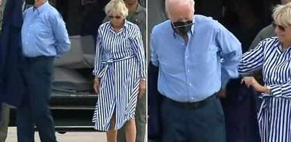 Joe Biden nespretno pokušavao obući sako pa ispustio naočale dok mu je supruga pomagala