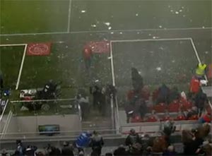 Za vrijeme susreta Ajax-Feyenoord