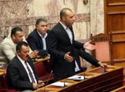 Incident na sjednici grčkog parlamenta