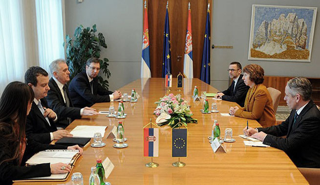 Sastanak sa Nikolićem, Dačićem i Vučićem