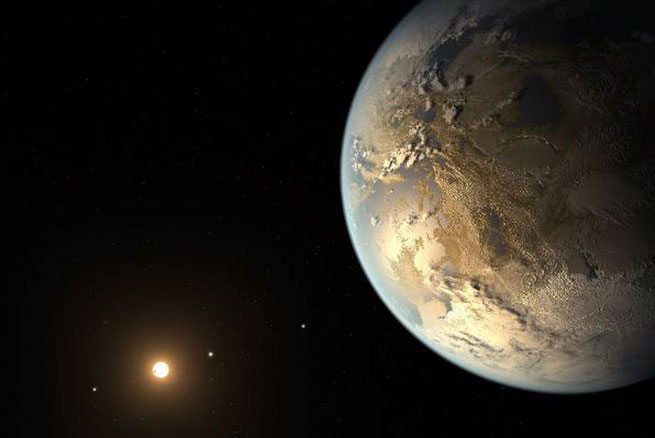 Kepler-186f (ilustracija)