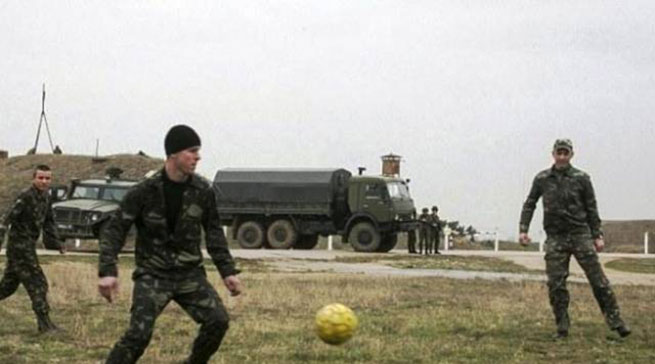 Fudbalski meč KFOR-Vojska Srbije