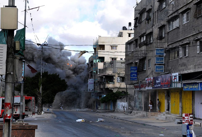 Snimak sa ulica Gaze