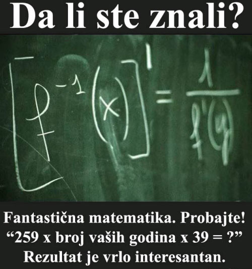 Matematika čini čuda