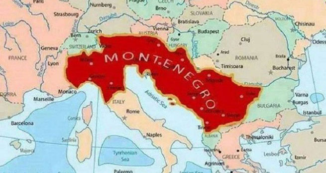 Mapa Velike Crne Gore Zapalila Internet Od Albanije Preko Srbije Pa