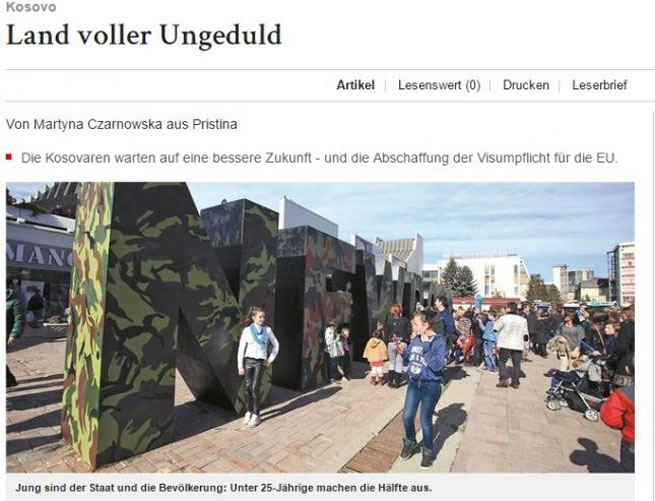 Austrijski list “Wienerzeitung”