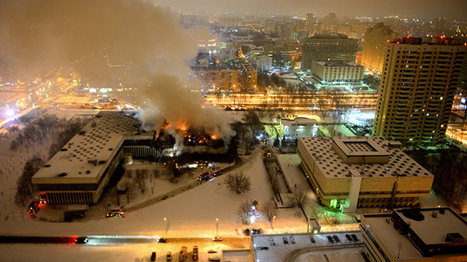 U požaru u Moskvi