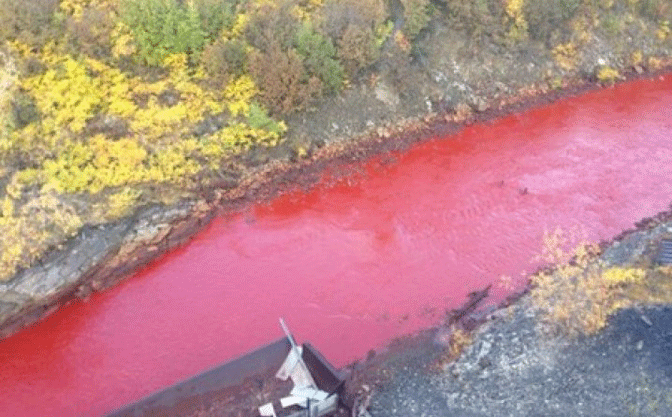 Zapanjujuće fotografije Daldikan rijeke objavili su svi ruski mediji
