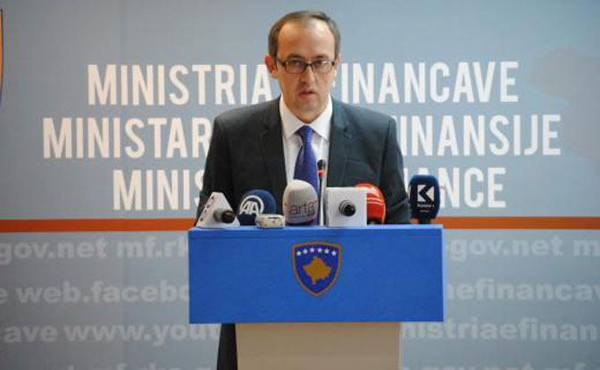 Ministar finansija Kosova 