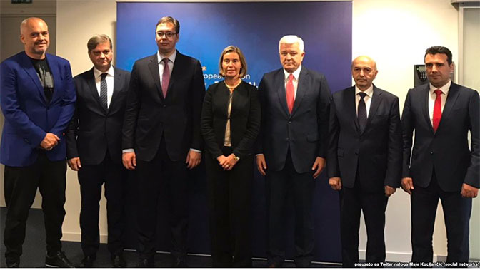Mogherini sa liderima Zapadnog Balkana
