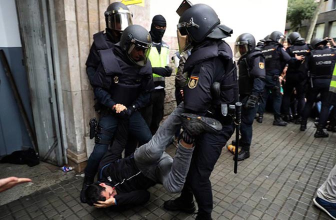 Policija upotrijebila gumene metke u Barceloni