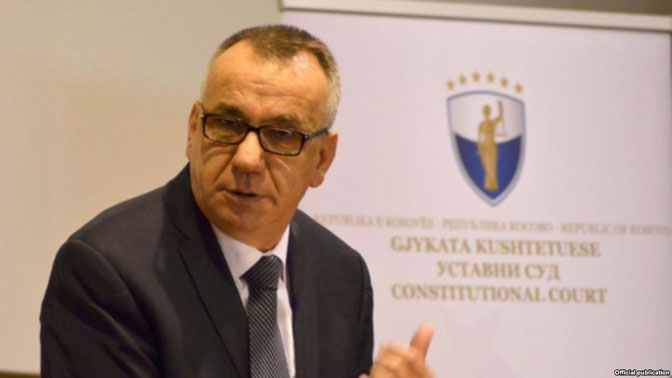 Enver Hasani bivši predsjednik Ustavnog suda Kosova i rektor Univerziteta u Prištini 