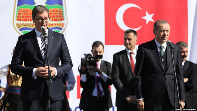 Erdoğan srdačno dočekan prilikom posjete Srbiji 